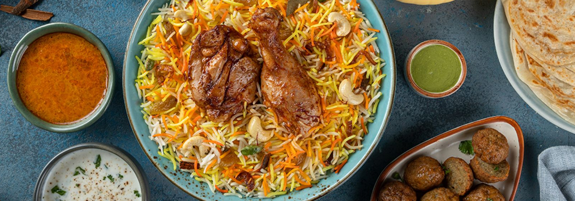 South Indian biryani