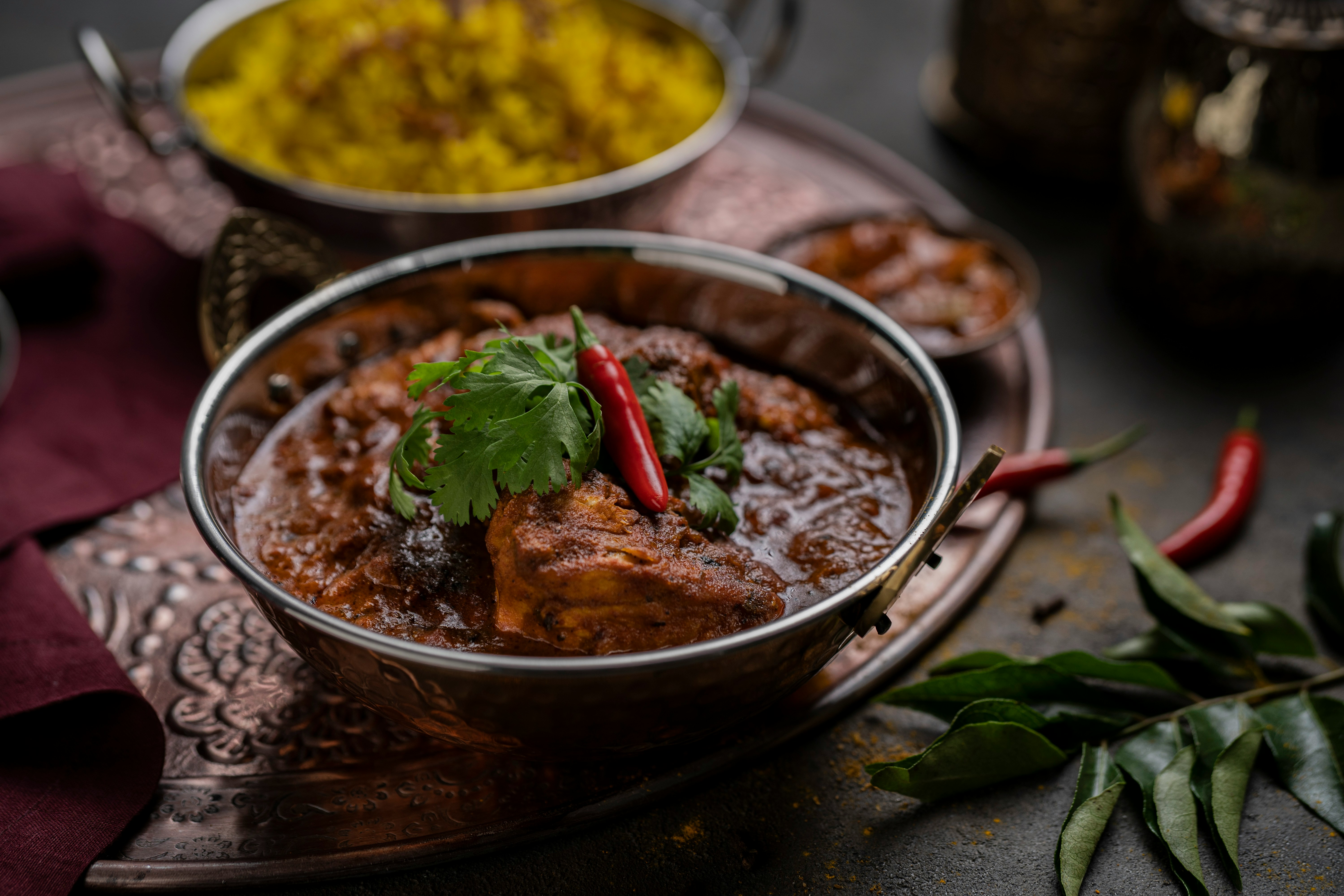 Madras Masala restaurant staff at work