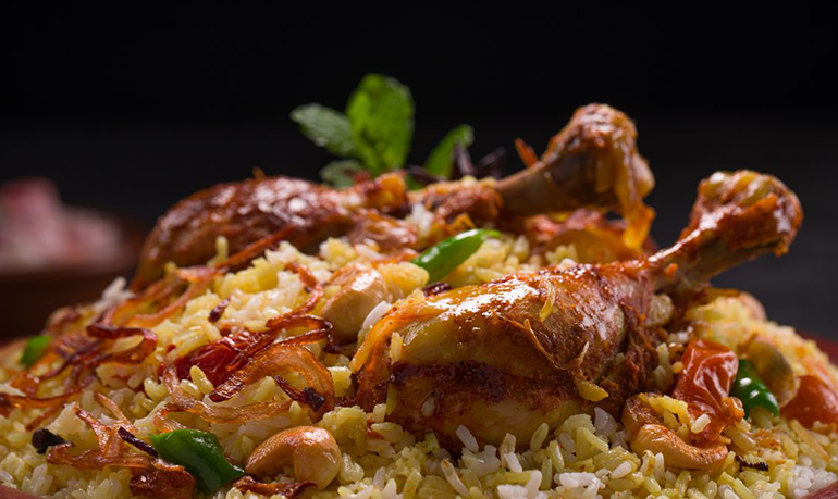 Freshly prepared curry